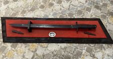 NICE  ENFIELD 1907- Mk111 SWORD BAYONET /SCABBARD -mounted On Display picture