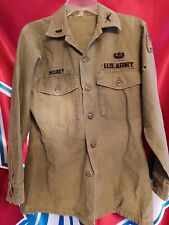 Vietnam War Era Officers 3rd Armor Regt OD Green Tunic Named 1960s picture