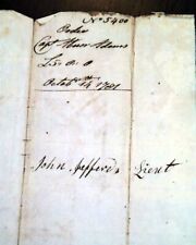 Rare 1781 State of Connecticut REVOLUTIONARY WAR Military Captain Pay Document picture