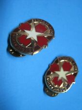 Brooke Army Medical Center Unit Crest Clutch Back (2 In Set) picture