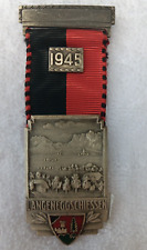 1945 Langeneggschiessen Medal Pin Award WW2 Switzerland Germany Austria picture