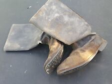 WW2 WWII Original German relic ,leather boots picture