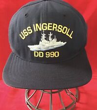 Collectable Hat USS Ingersoll DD 990 Vintage New Era Made In USA picture