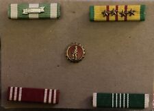 US Military Lot: Ribbons, Pins, Badges, Ribbon Bar. picture