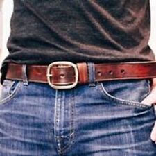 Brown leather belt, handmade men's belt, High quality leather belt, gift for him picture