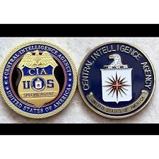 2pcs Special Agent CIA Central Agency Office In Charge One Copper One Gold picture