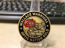 Wallace Warriors Optic Nation Gold Official Founders Coin USAA Challenge Coin picture