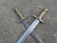 1831 1850 Model Original French Antique Old 19 Century Lot 2 Glaive Short Sword picture