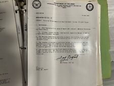 department of the army training Letters/ Documents picture