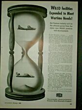 1945 FUTURE AIRPLANE FUTURISTIC PLANE WWII WILCO vintage Trade art print ad picture