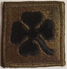 US Army 4 Forth Army OD Black Subdued Patch picture
