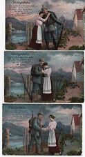 original german ww1 postcards X 3 - stolzenfels picture