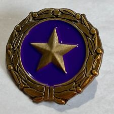 Gold Star Military Family Pin Tie Tac Lapel Killed in Service 25mm Round NEW picture