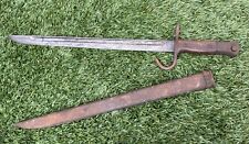 WWII Japanese Arisaka Bayonet w/ Scabbard Military Weapon Sword picture