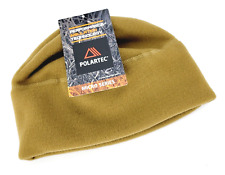 Polartec Micro Series Fleece Beanie Cap COYOTE Made in USA No-Pill Military PT picture