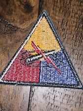 WWII US Army HQ Armor Tank Division Cut Edge Patch L@@K picture