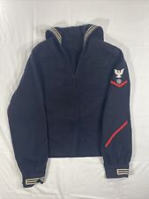 Vintage US NAVY Uniform Top Mens Cracker Jack Sailor 100% Wool Jacket Naval picture