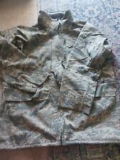 Mens MILITARY  Tiger Stripe GORTEX Jacket Large Long Great Condition picture