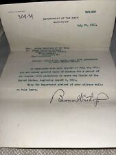 Antique 1911 Letter Granting Assistant Surgeon Leave by Acting Secretary of Navy picture
