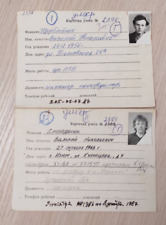 Rare Documents  workers Chernobyl   Zone Soviet Union  USSR picture