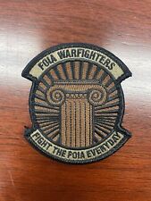 FOIA Warfighter Patch picture