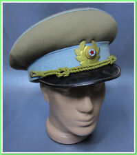 Vintage original pilot army officer peaked cap~hat military~size 57 Medium #2132 picture