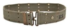 WW2 U.S. M1936 Pistol Belt Dark OD marked JT&L 1944 will fit 25