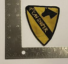 US Army 1st Cavalry Division CAV Sniper Patch picture