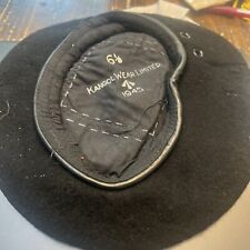 WW2 British Royal Armored Corp Black Wool Beret dated 1945 (also Poland) Orig picture