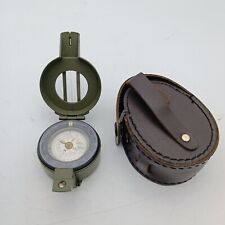 FRANCIS BARKER M-88 Prismatic Military Compass M88 Mils Olive Drab w/ Leather Ca picture