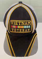 Vintage Vietnam Army Military Veteran Armed Forces Hat with Pin picture