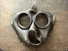 Original WW2 WWII Battl. Relic German army Rubber Gasmask ( Dated-1942 ) Size 3 picture