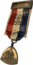 VTG 1933 Gettysburg PA 74th Annual Session State Council Jr. OUAM Ribbon & Medal picture
