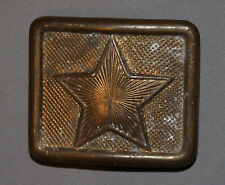 WWII WW2 SOVIET RUSSIAN MILITARY BRASS STAR BUCKLE picture