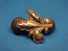WW2 Gemsco 10K Gold Filled U.S. Navy Officer Supply Corps Insignia Collar Pin picture