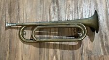 WWII Brass Trumpet, G, With Slide To F picture