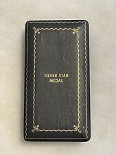 WW2 Early Wood US Silver Star Medal Case Empty - Pin/Badge/Award picture
