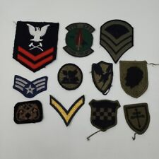 Lot Of 11 Assorted Vintage USA Military Patches picture