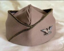 Vintage WW2 USAAF Army Officers Pilots (Pink) Garrison Oversees Hat Cap Sz:7-1/4 picture