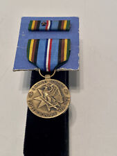 1963 U.S. Armed Forces Expeditionary Medal Set On Card picture