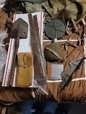 WW1 WW2 Italian army  Shovel +WW2 Canteen + Post WW2 Mine measure Tape+ bag+MORE picture