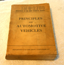 US Army technical book TM9-2700 Principles of Automotive Vehicles 1947 picture