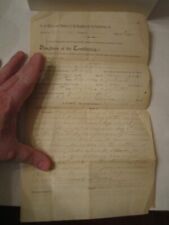 DAUGHTERS OF THE CONFEDERACY DOCUMENT - SIGNED & DATED - BN-5 picture