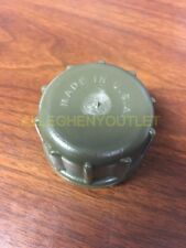1 & 2 Quart Plastic Military Canteen Cap Made in USA OD Green NEW picture