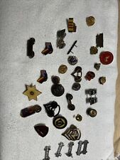 Vintage Military Mixed Lot Of Pins.  33 Pieces. Lot 124 picture