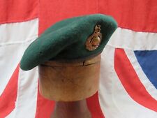Post WWII British Royal Marines Beret & KC Cap Badge, Size 6 5/8 picture