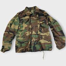 US Military Cold Weather Field Jacket Camo Woodland 8415-01-099-7835 Medium Reg picture