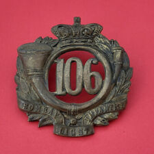 106th Bombay Light Infantry Glengarry Badge Brass With Lugs QVC picture