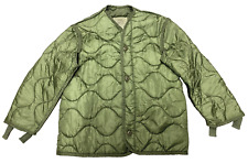 US Military M65 FIELD JACKET QUILTED COAT LINER OD Green Extra Short - Small NEW picture
