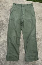 Vintage 13 Star Button US Military Trousers Pants 31x32 1950’s picture